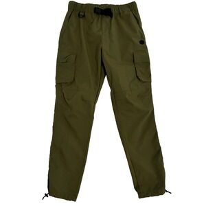 Ninth Hall Cargo Pants Mens M Elastic Waist Belted Athleisure Fundamental